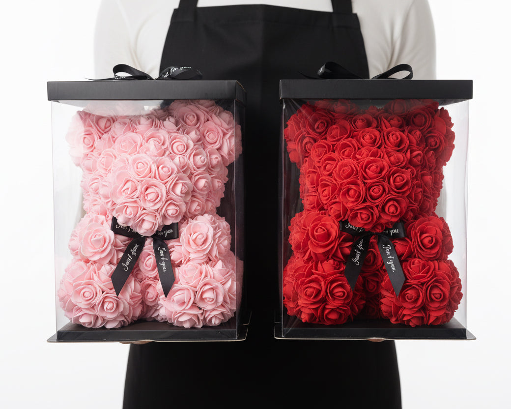 Rose Bear Boxed