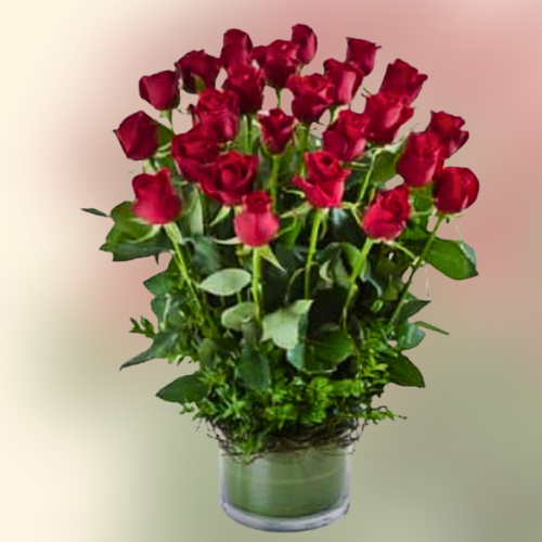 Scarlet Splendor Vase